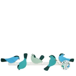 wooden wall hanger - garden bird wooden wall hanger - garden bird