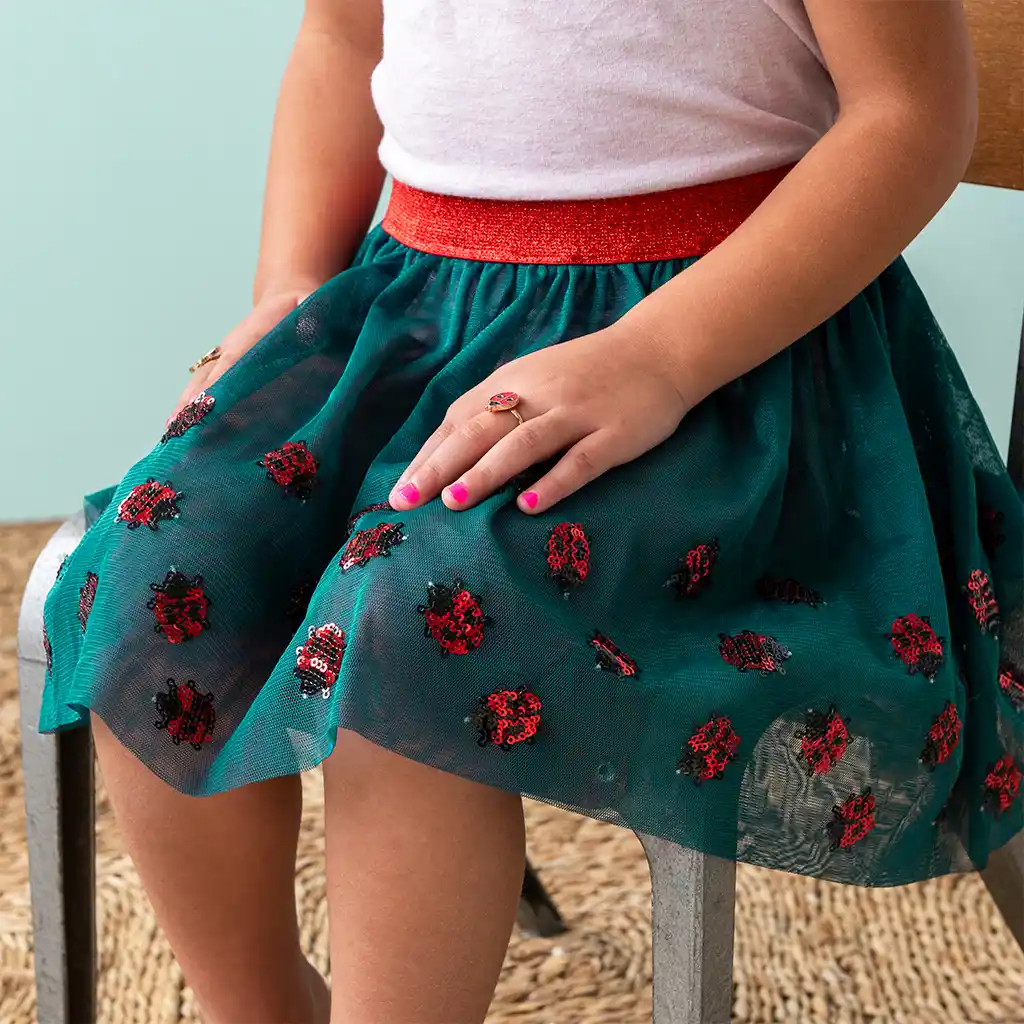 children's skirt - ladybird