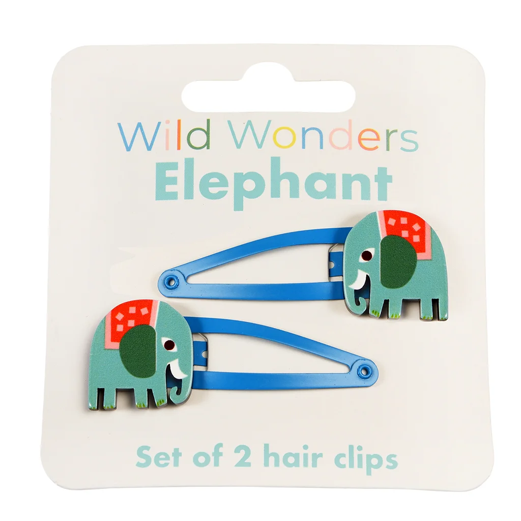 horquillas elefante wild wonders (juego de 2)