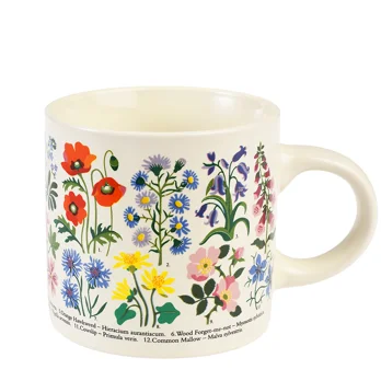 ceramic mug - wild flowers ceramic mug - wild flowers