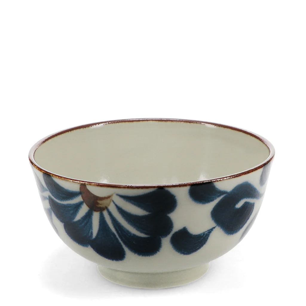 bol en porcelaine japonaise 16cm - fleur