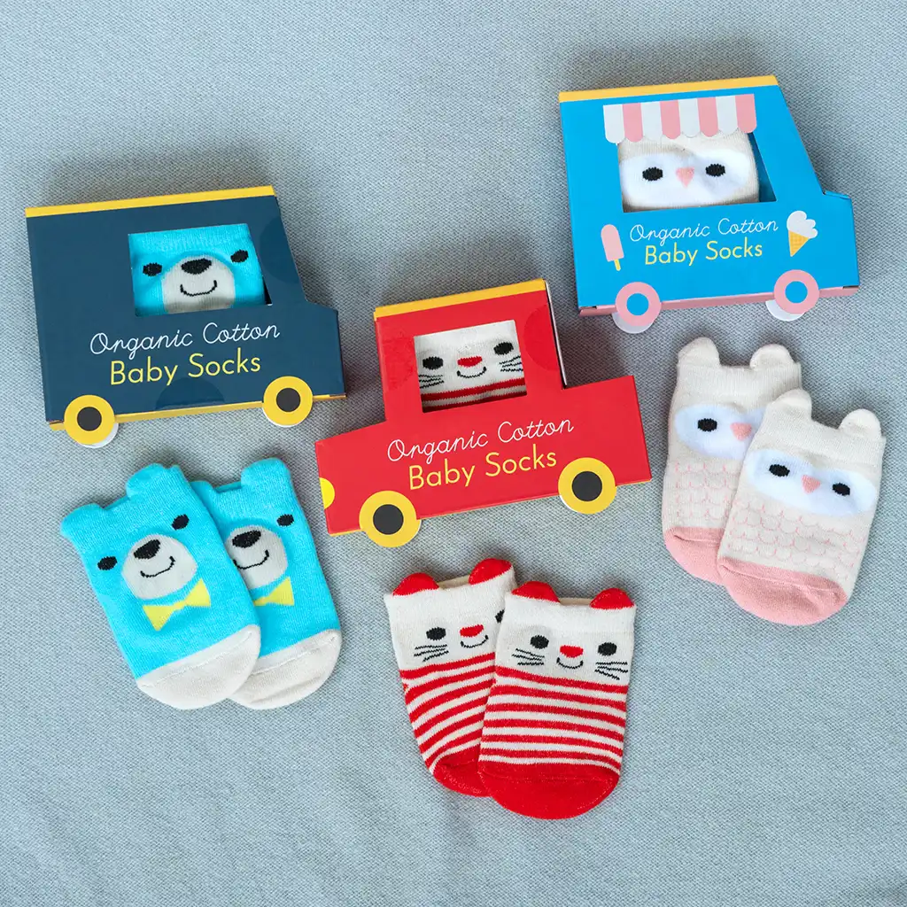 chaussettes bébé red cat (une paire)