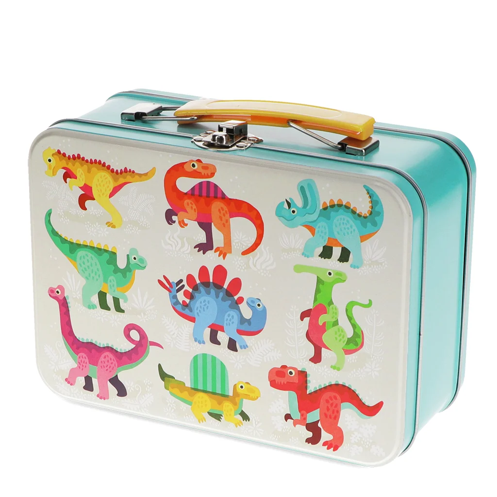 estuche de hojalata - baby dinos