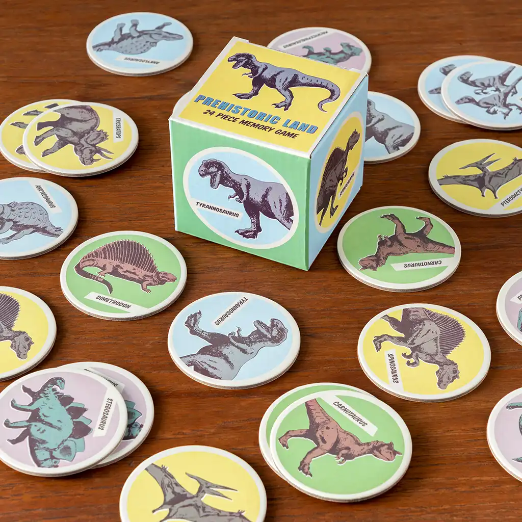 memory game (24 pieces) - prehistoric land