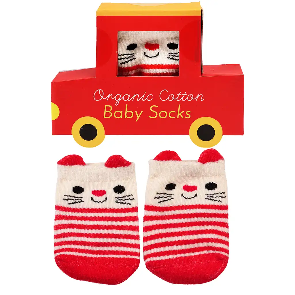 chaussettes bébé red cat (une paire)