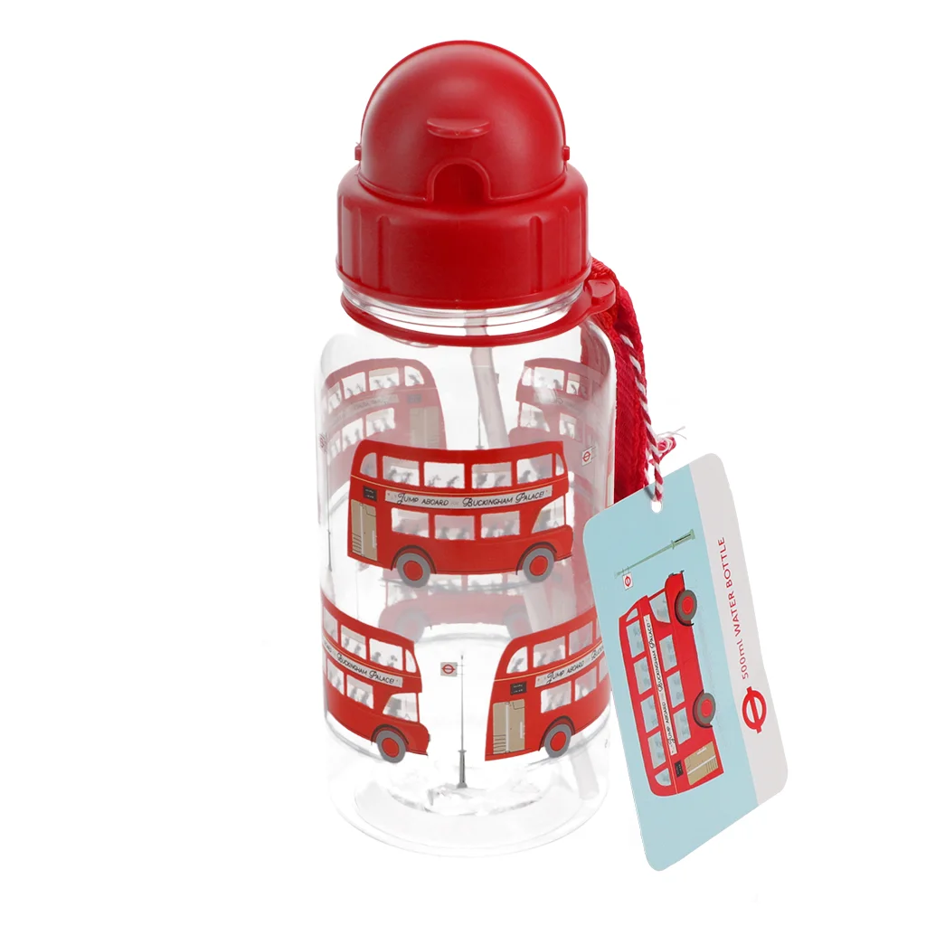 gourde enfant avec paille 500ml - tfl bus impérial