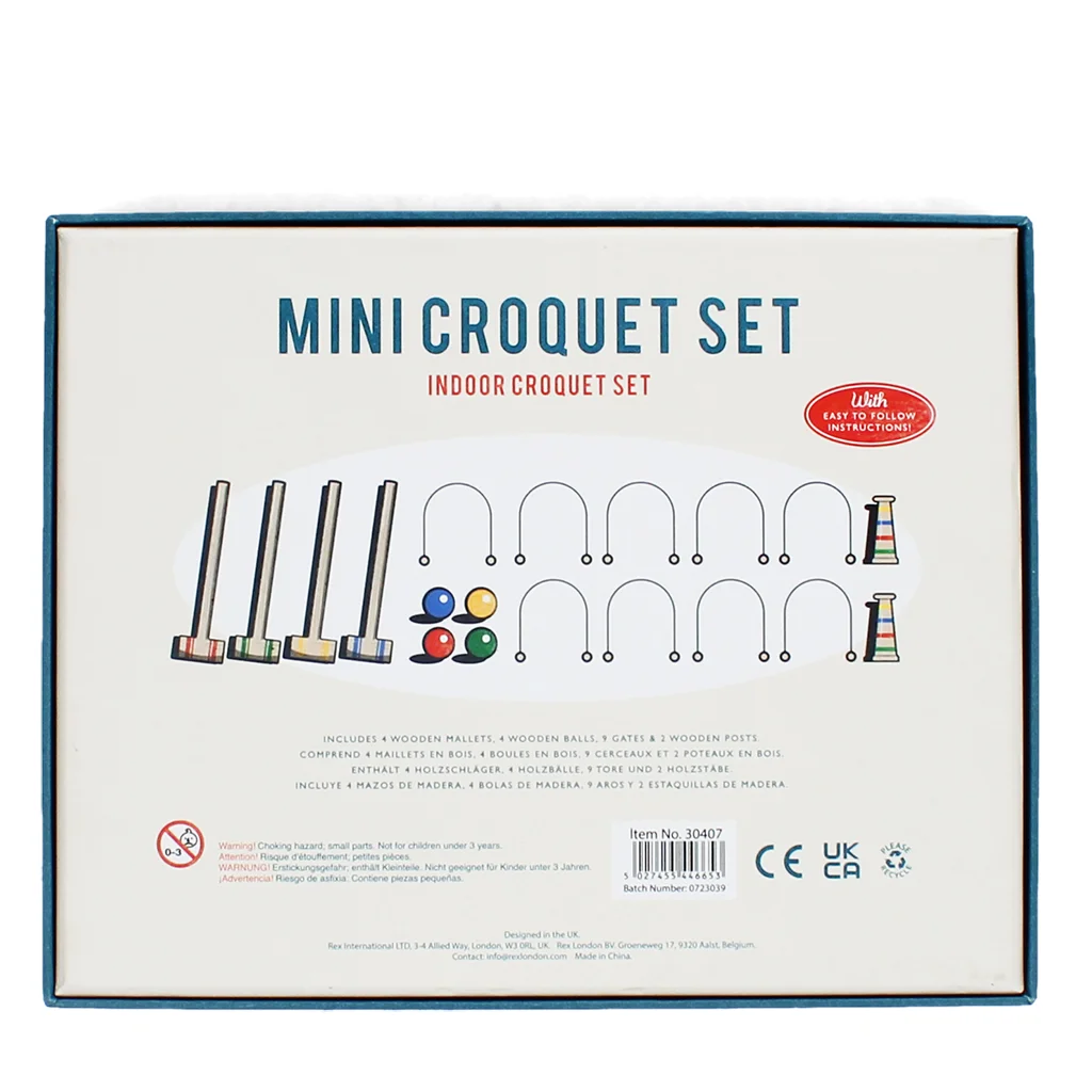 mini croquet set