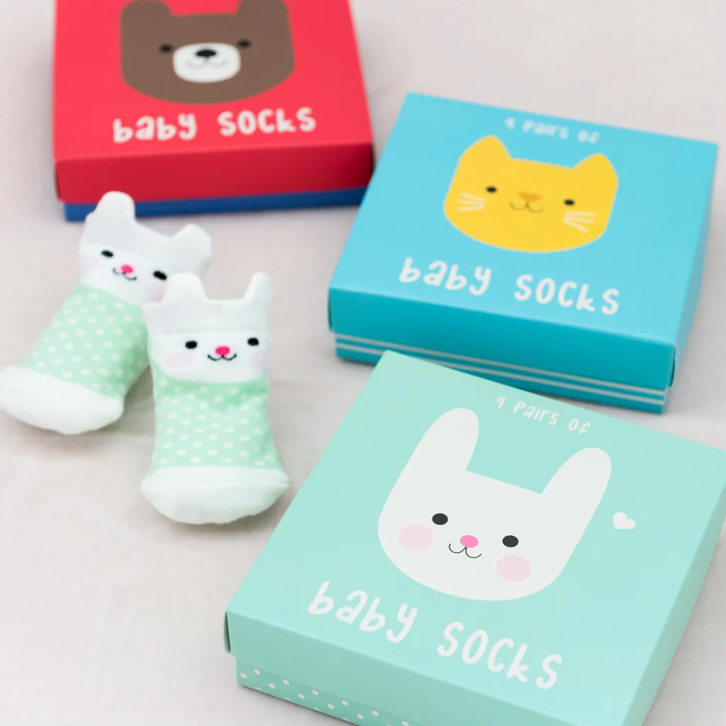 baby socks (4 pairs) - bonnie the bunny