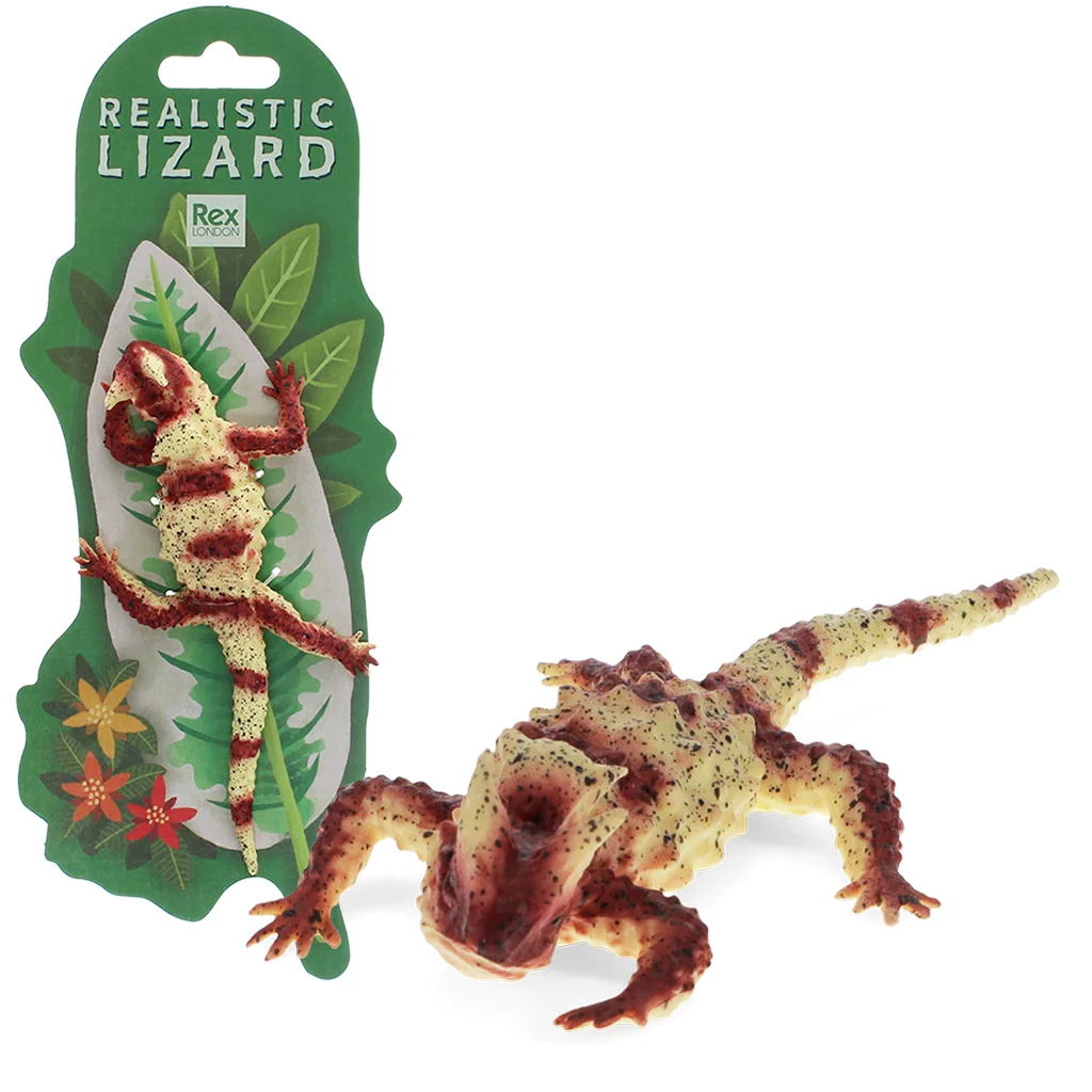 realistic horned lizard toy