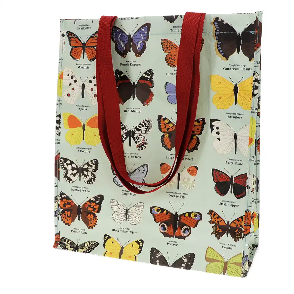 recycled shopping bag - butterfly