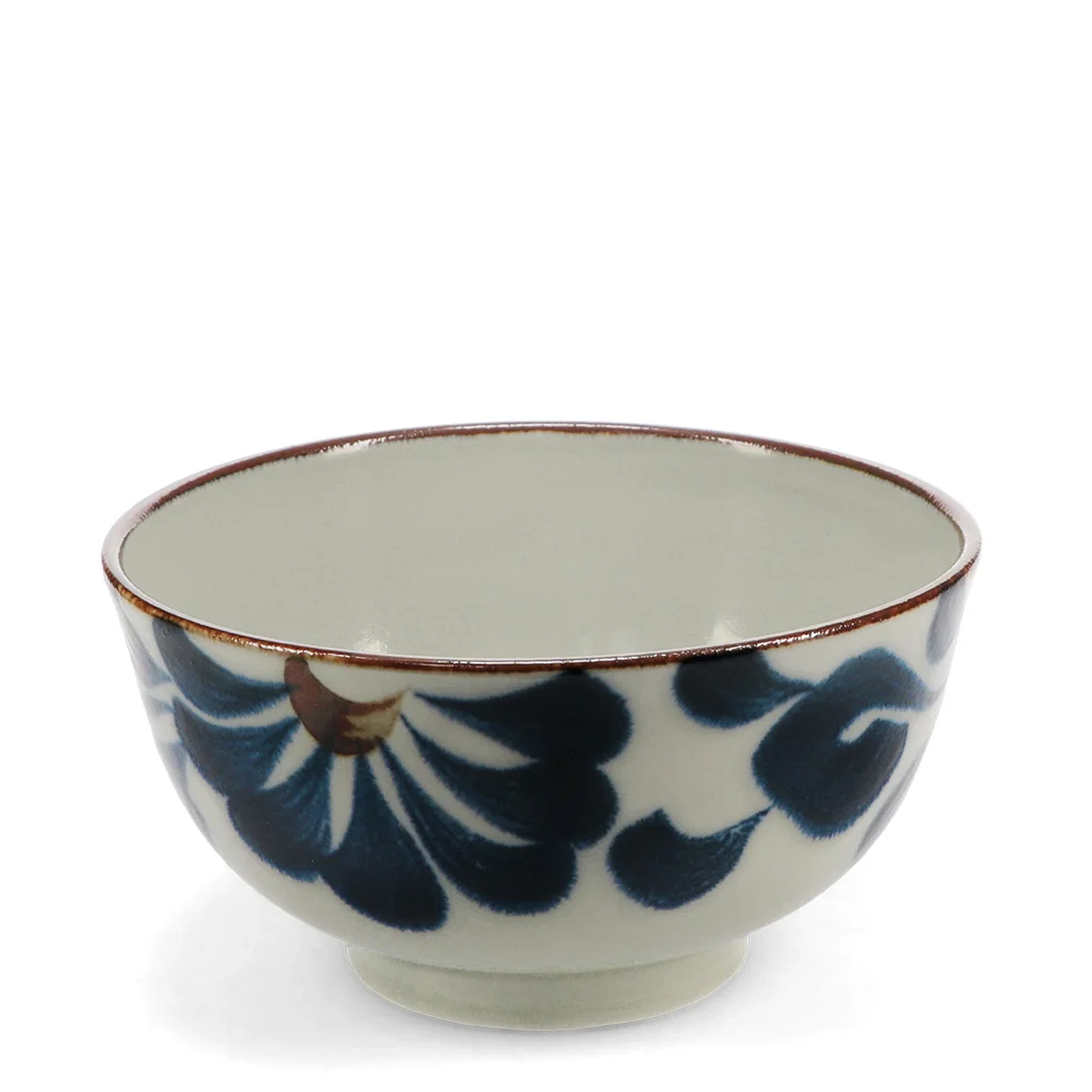 bol japonés de porcelana 16cm - flor