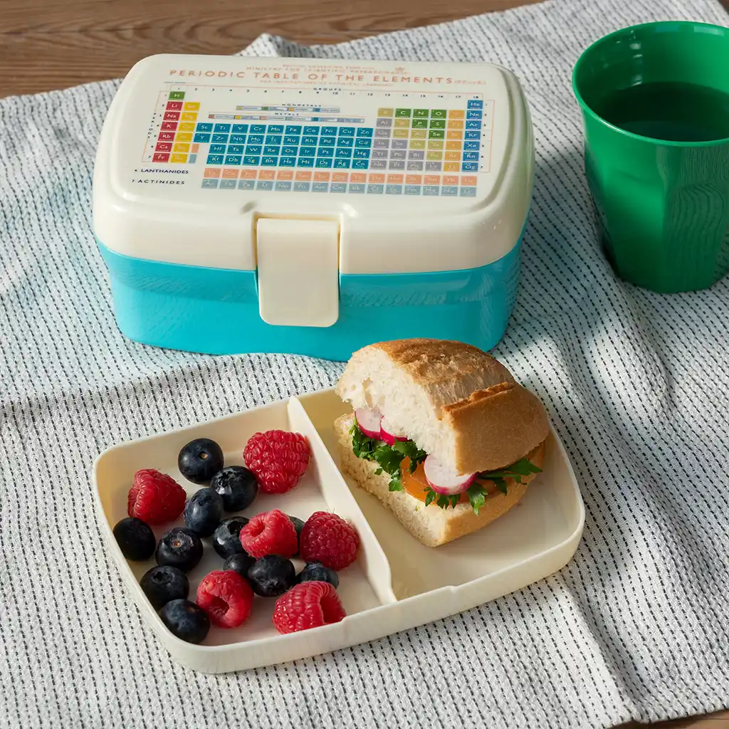 lunch box with tray - periodic table