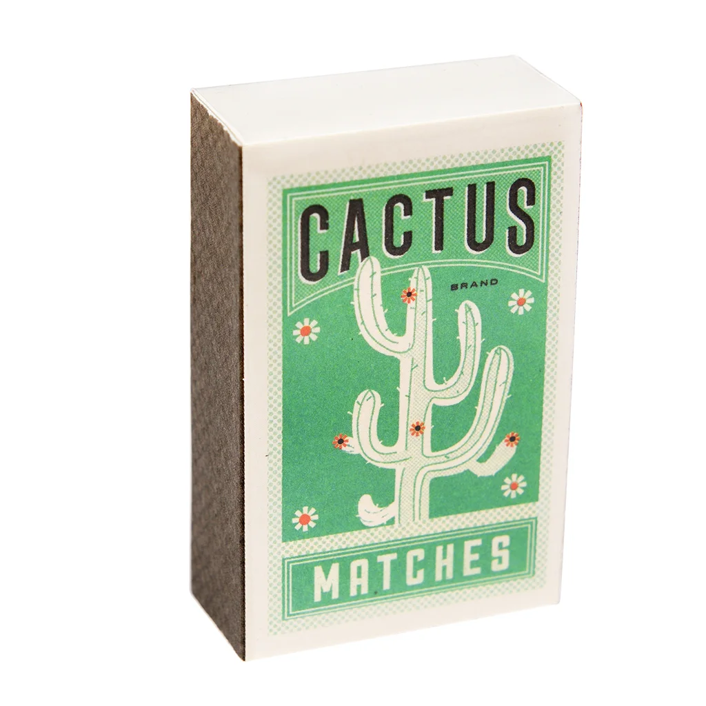 cuaderno cerillas cactus