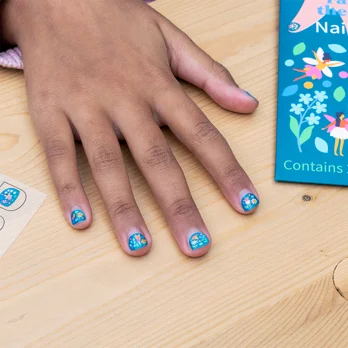 children's nail stickers - fairies in the garden children's nail stickers - fairies in the garden
