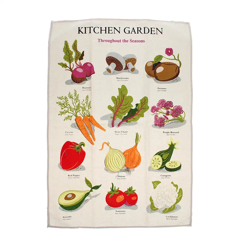 torchon en coton - kitchen garden