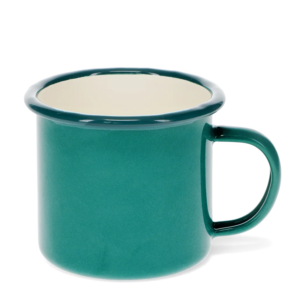 mug émaillé 350ml - sarcelle