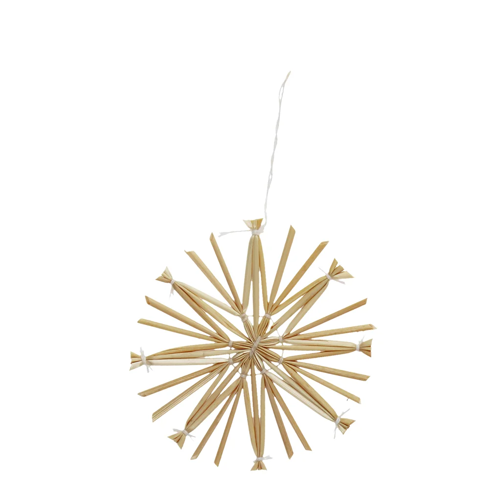 décoration étoile en paille (8cm)