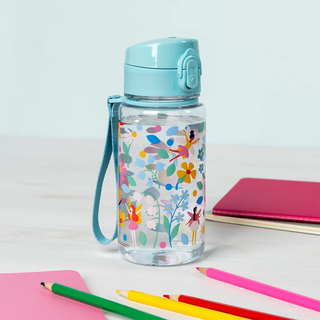 children's sports bottle 450ml - fairies in the garden