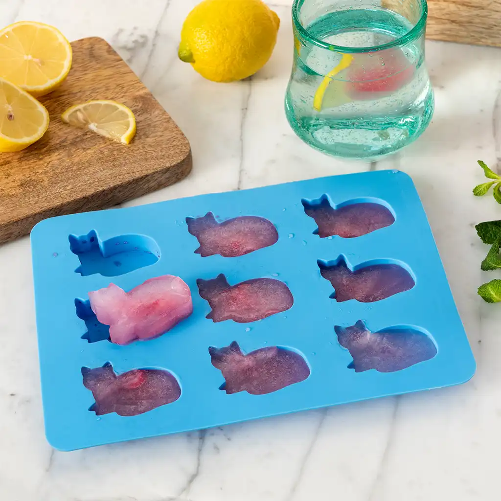 silicone ice cube tray - kitty cat