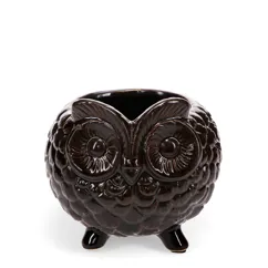 owl plant pot owl plant pot