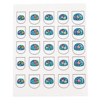 children's nail stickers - fairies in the garden children's nail stickers - fairies in the garden