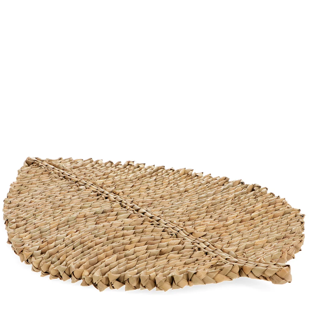 seagrass placemat - leaf