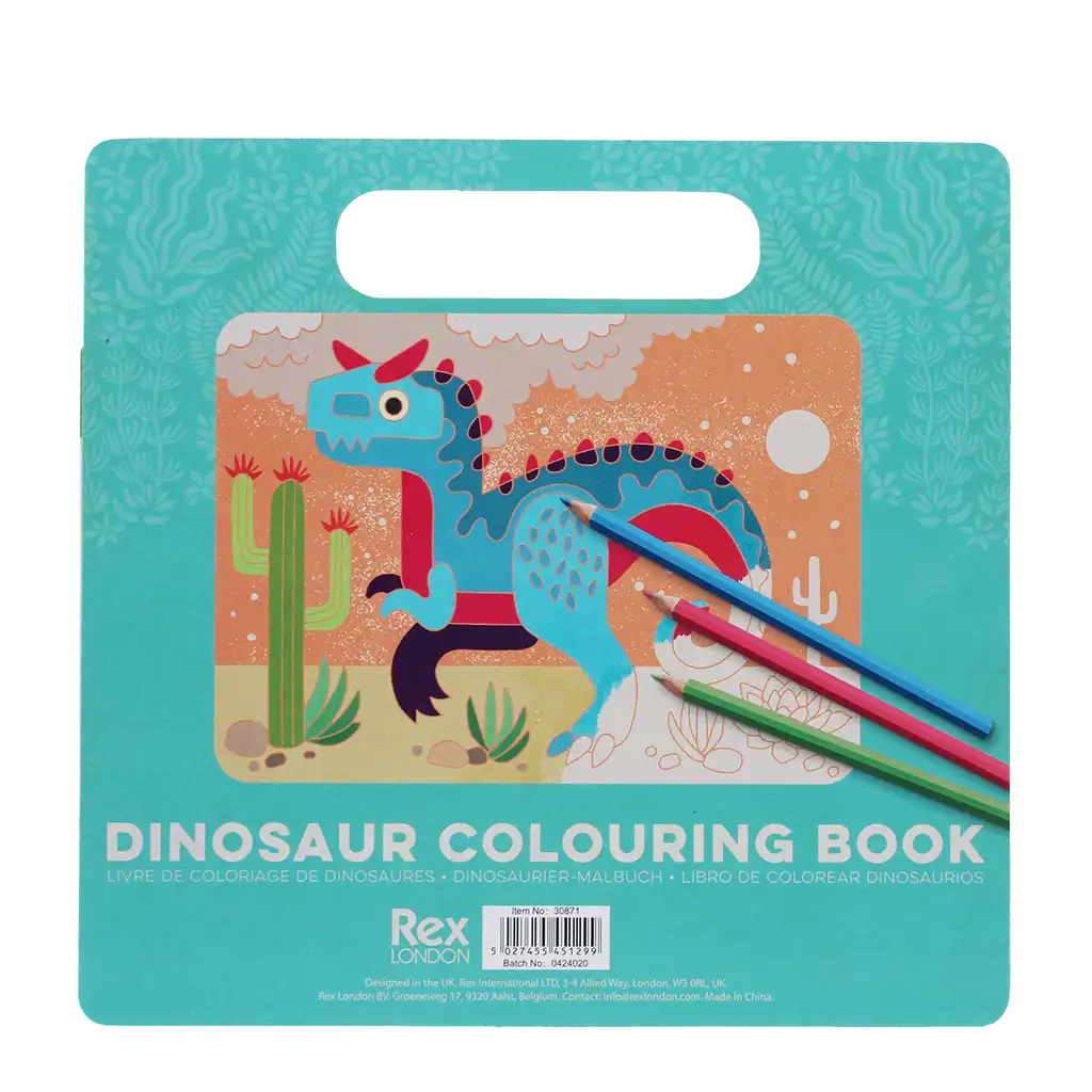 colouring book - baby dinos