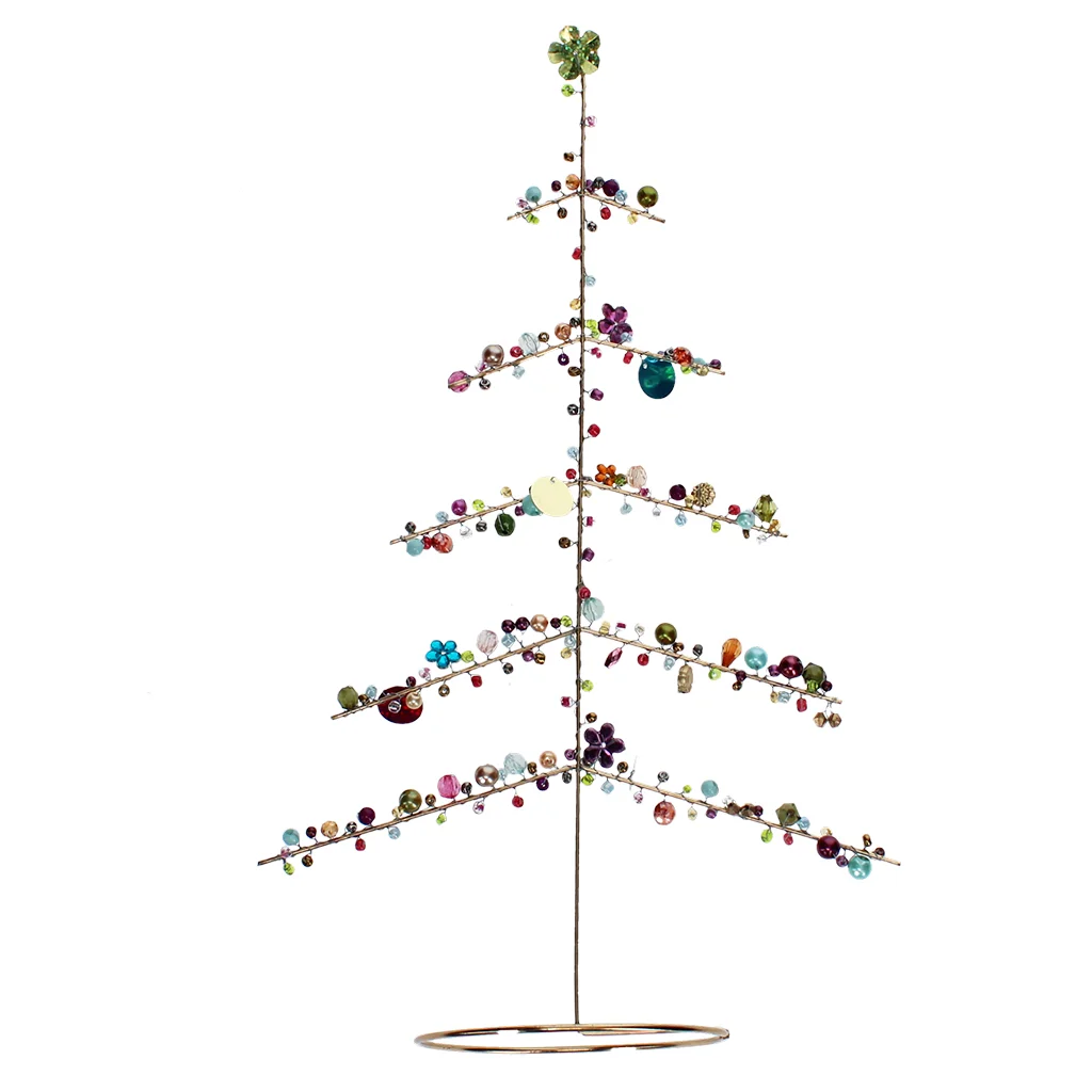 handmade beaded christmas tree decoration (35cm)