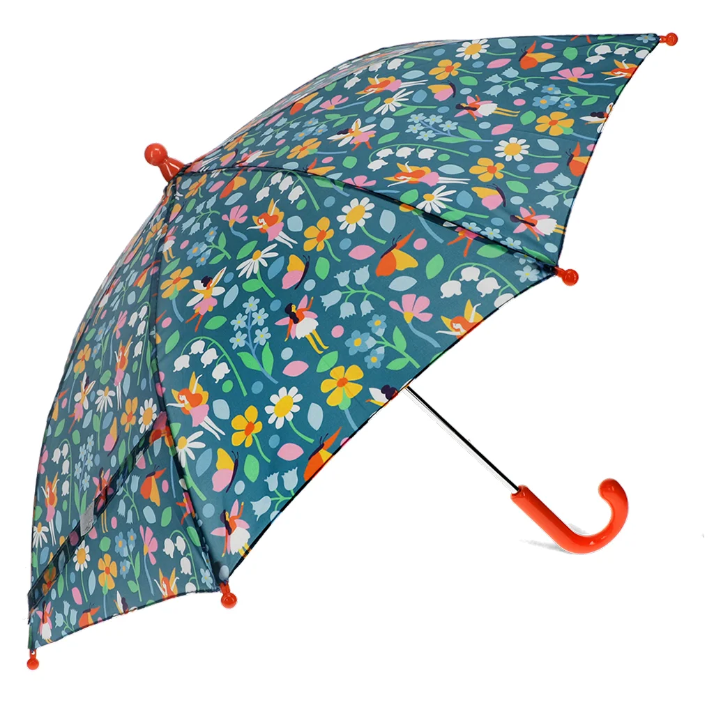 children's push-up umbrella - fairies in the garden