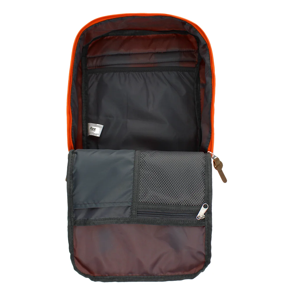 mochila compacta (8l) - naranja