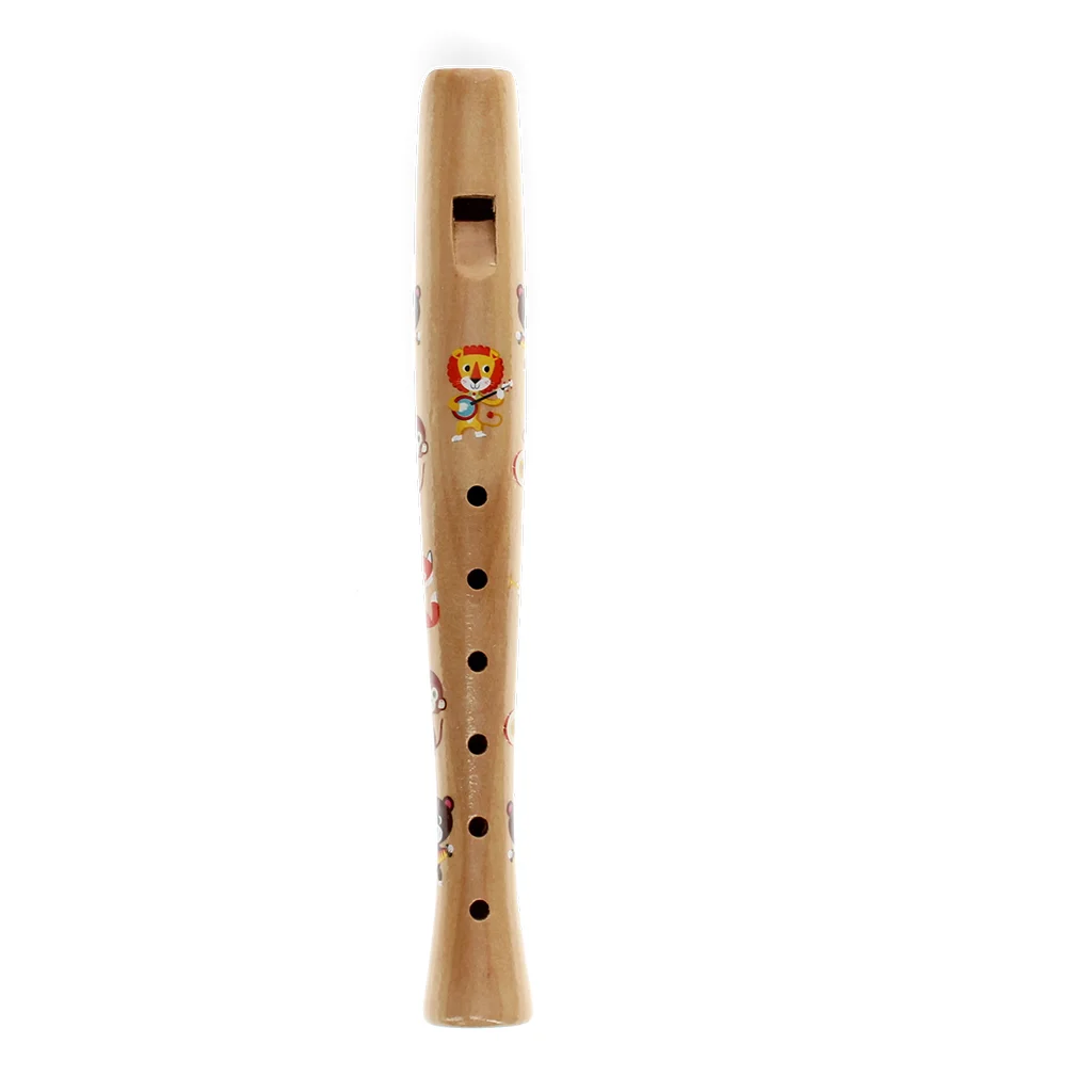 flûte à bec en bois pour enfants - animal band