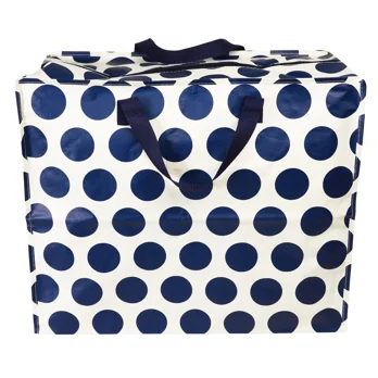jumbo storage bag - navy on white spotlight jumbo storage bag - navy on white spotlight