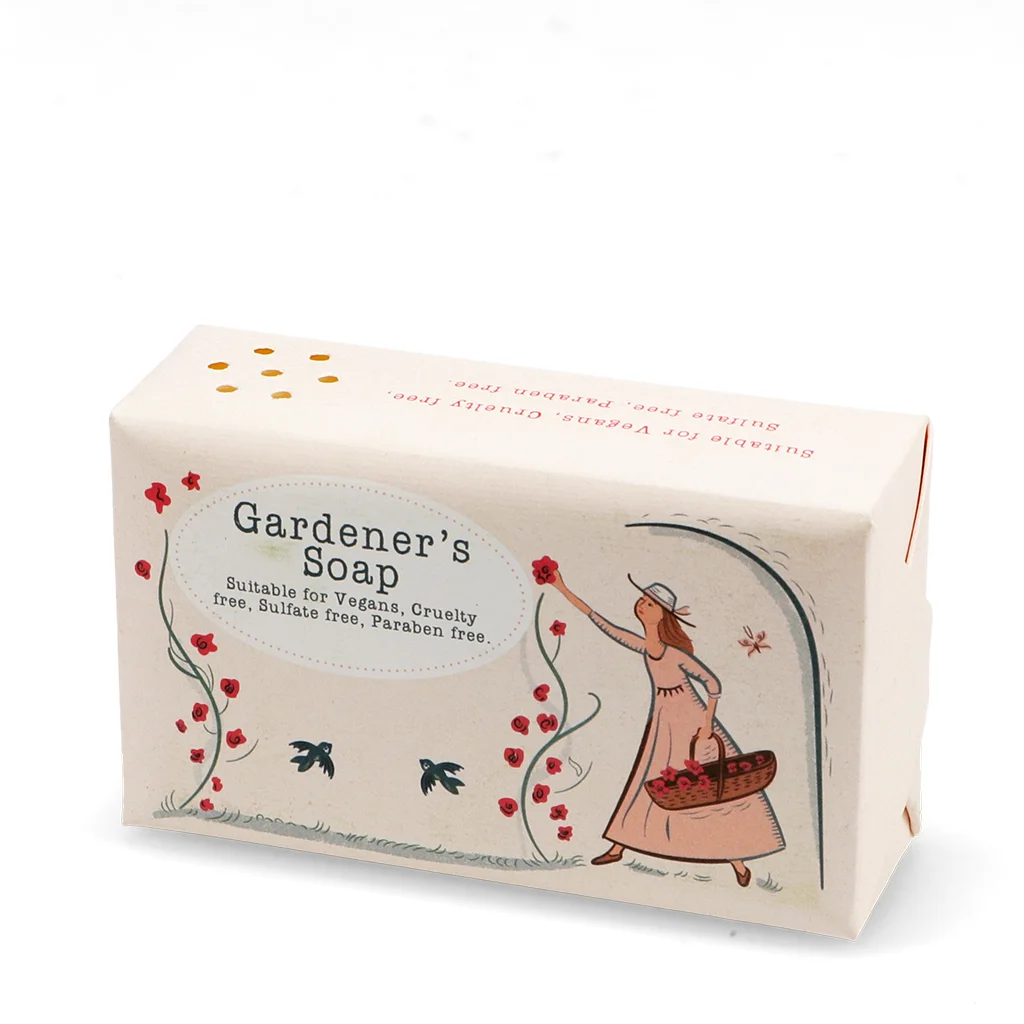 gardener's soap bar 200g - pink