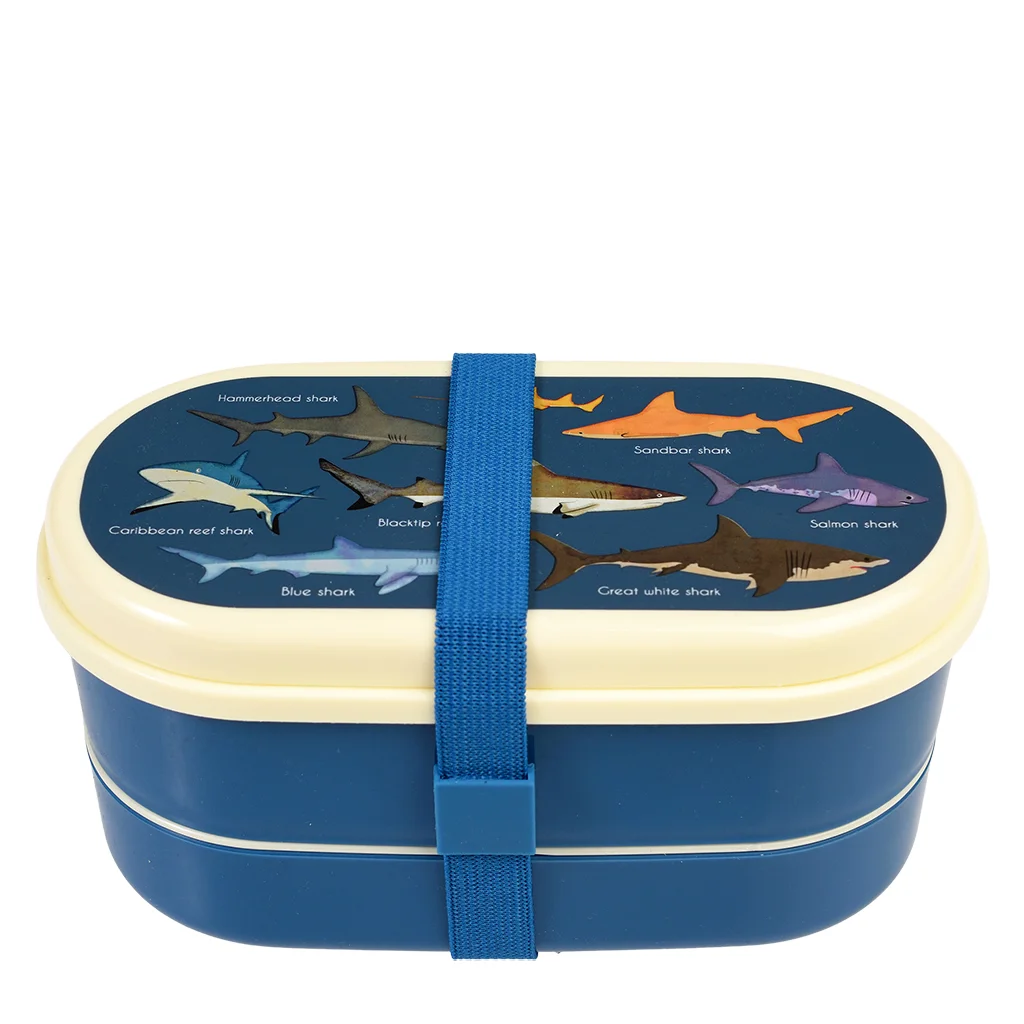 caja bento sharks