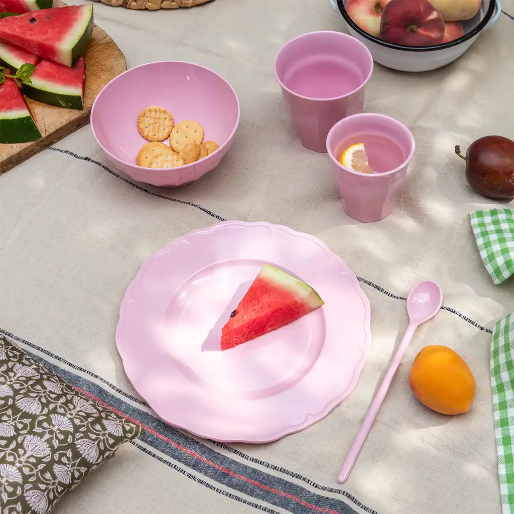 melamine bowl - pink