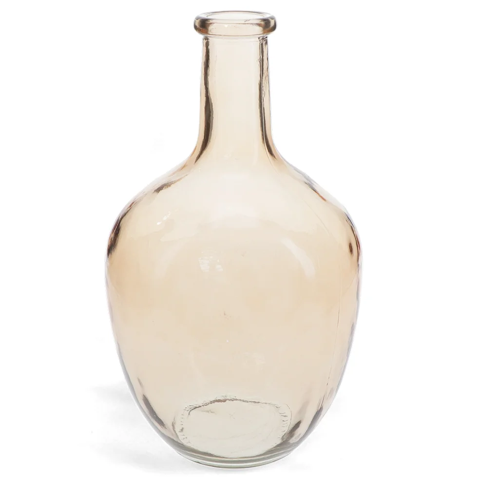 large bottle vase (31cm) - amber