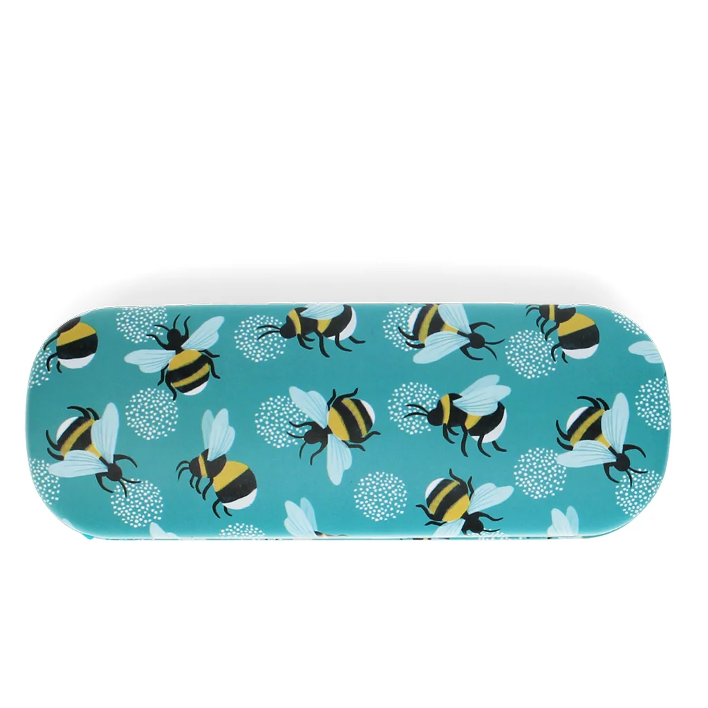 glasses case & cleaning cloth - bumblebee