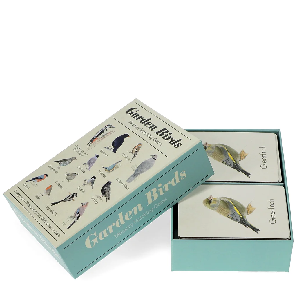 memory game (20 pairs) - garden birds