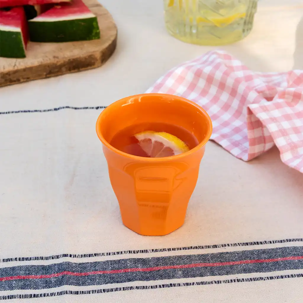 melamine beaker (150ml) - orange