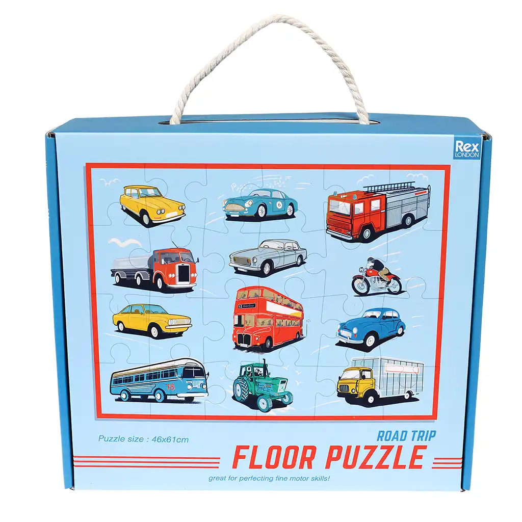 floor puzzle (24 pieces) - road trip