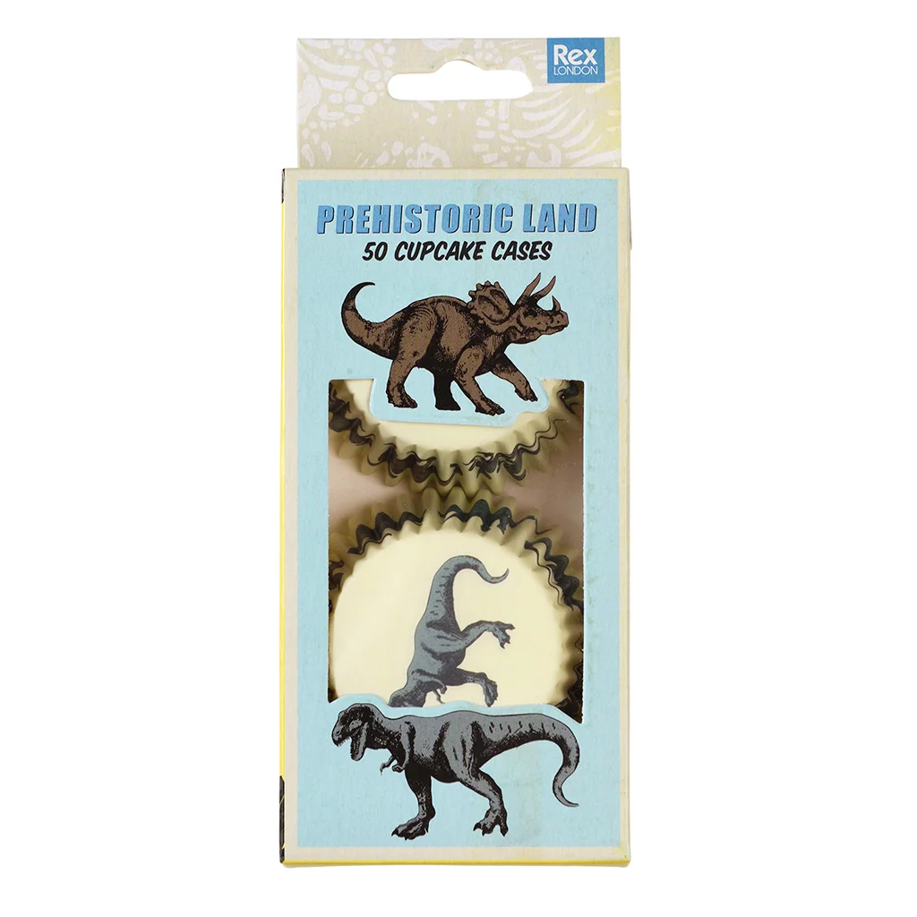 cupcake cases (pack of 50) - prehistoric land