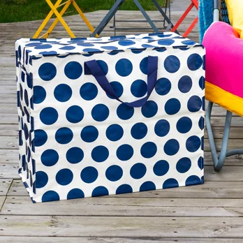 jumbo storage bag - navy on white spotlight jumbo storage bag - navy on white spotlight