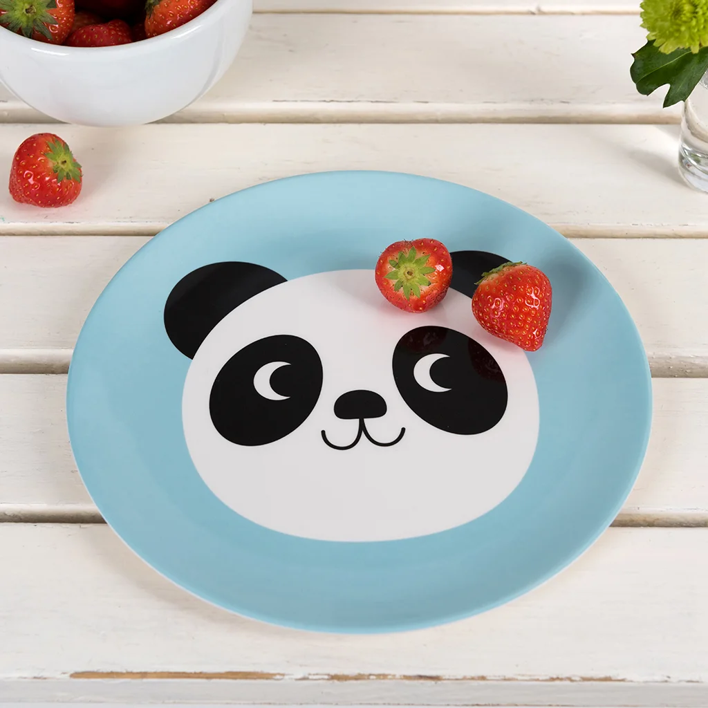 assiette en mélamine miko the panda