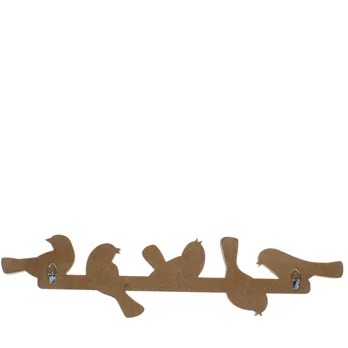 wooden wall hanger - garden bird wooden wall hanger - garden bird