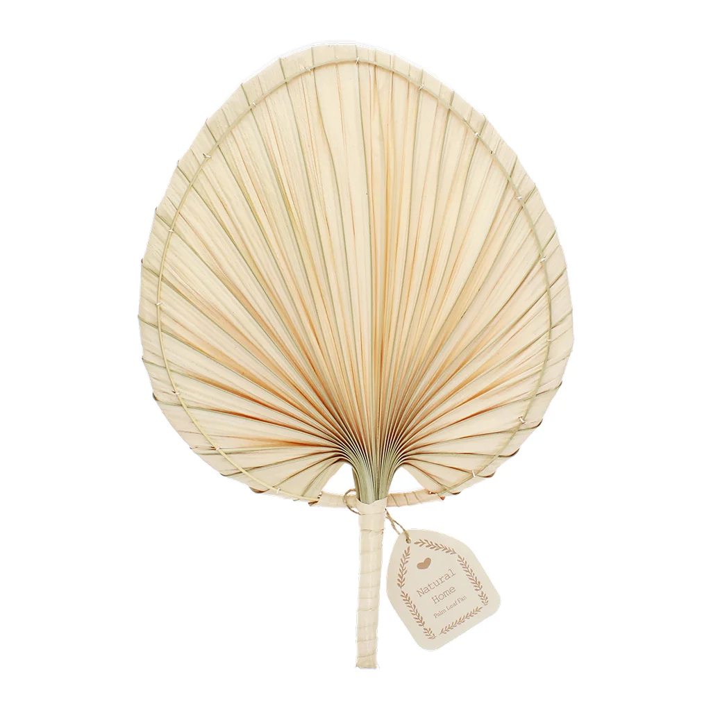 palm leaf hand fan