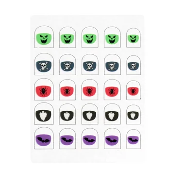 children's nail stickers - spooky children's nail stickers - spooky
