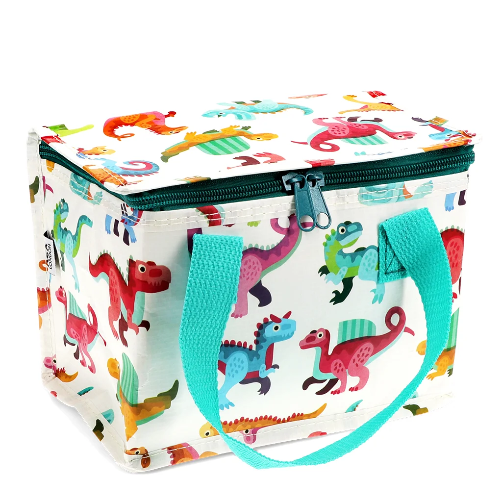 insulated lunch bag - baby dinos