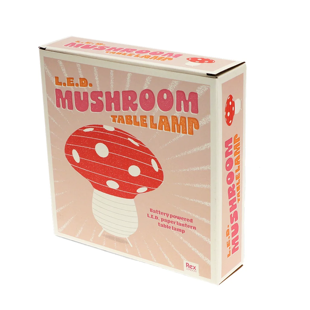 led mushroom table lamp