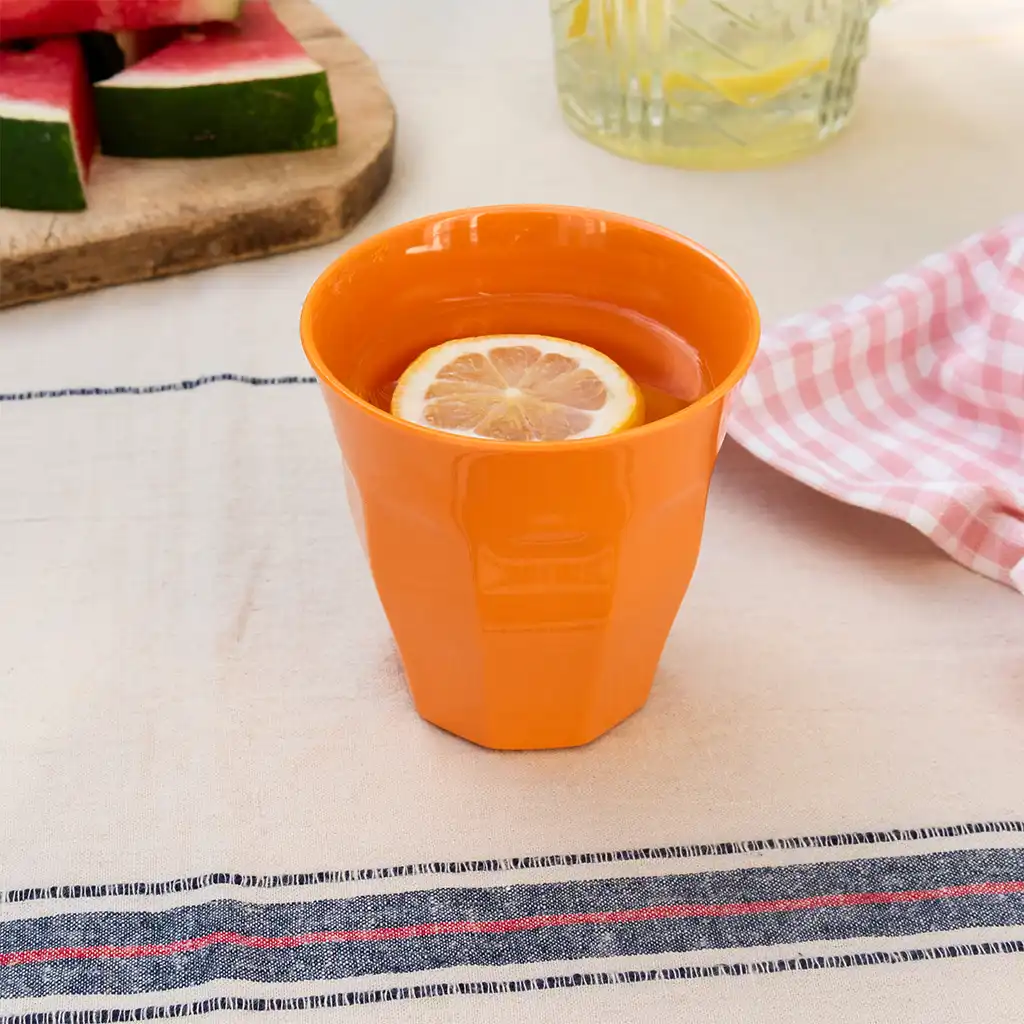 vaso de melamina (250ml) - naranja