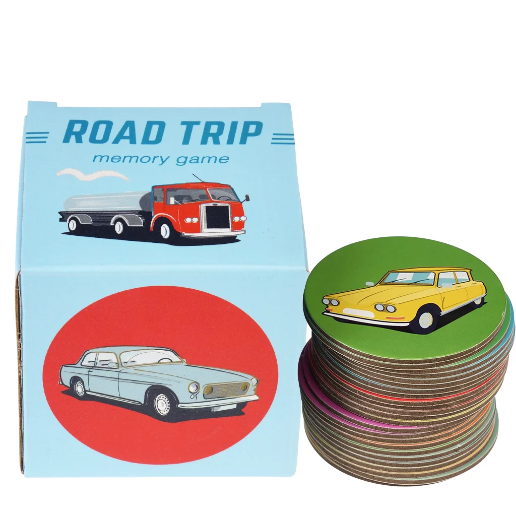 jeu de mémoire road trip (24 pièces)